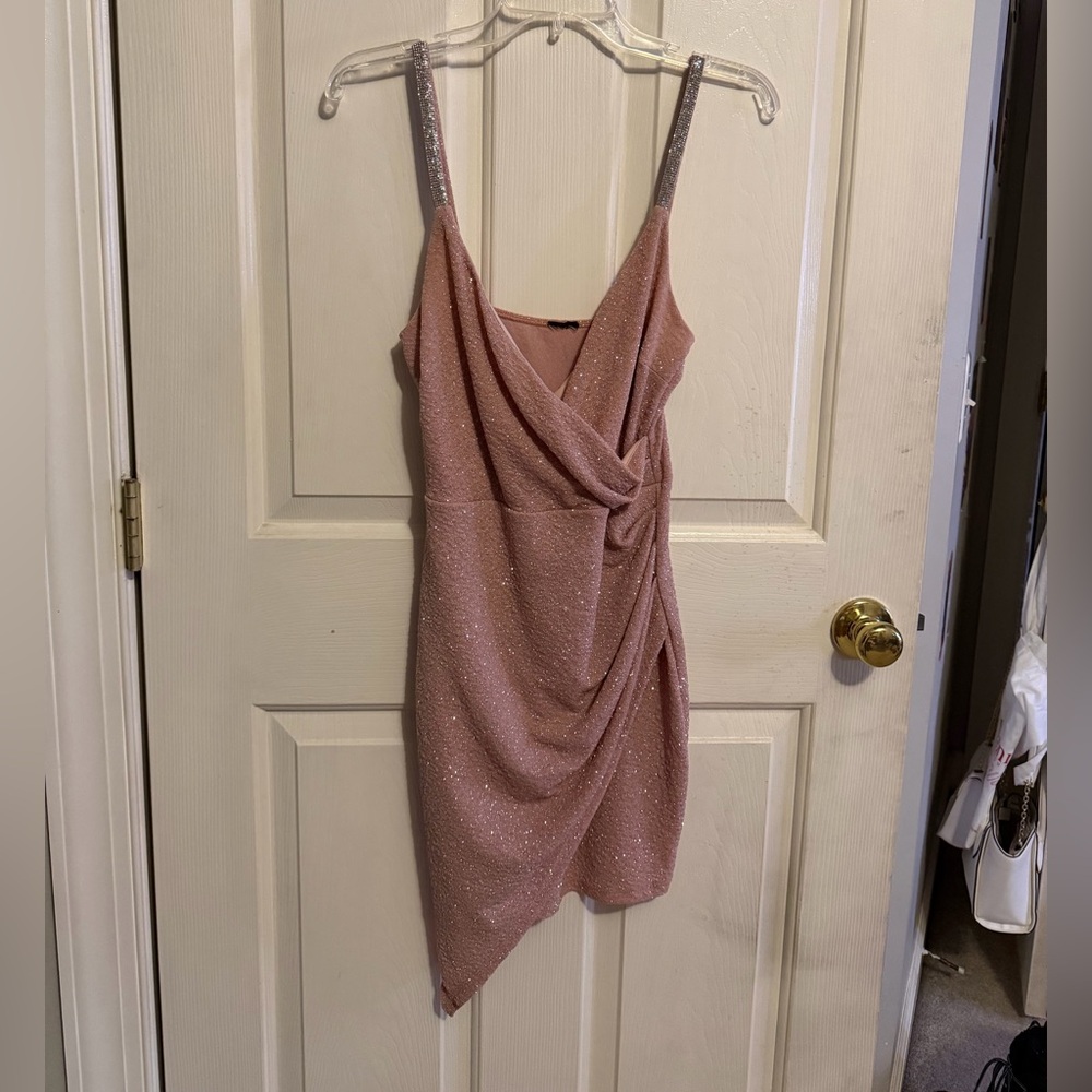 Windsor Sparkling Pink Mini Dress